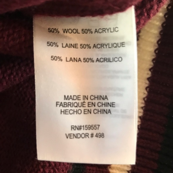 The Original Ben Sherman Roll Neck Striped Hem Sweater - XL - NWOT - Picture 5 of 8